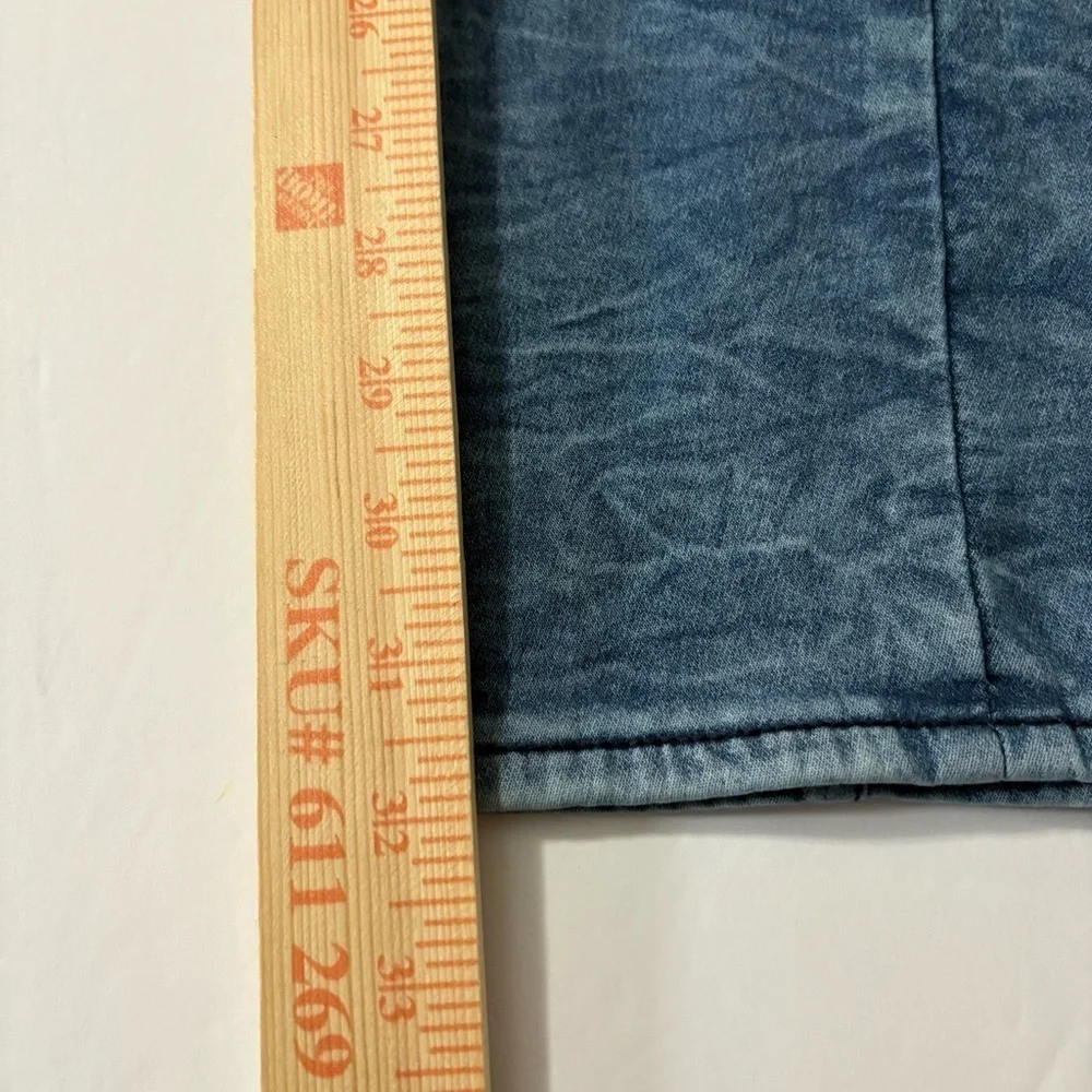 True Religion Dean Twisted Leg Light Blue Straight Sweatpants Drawstring Elastic
